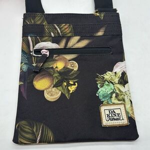 Dakine Black Floral Nylon Crossbody Bag MCB7328C